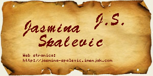 Jasmina Spalević vizit kartica